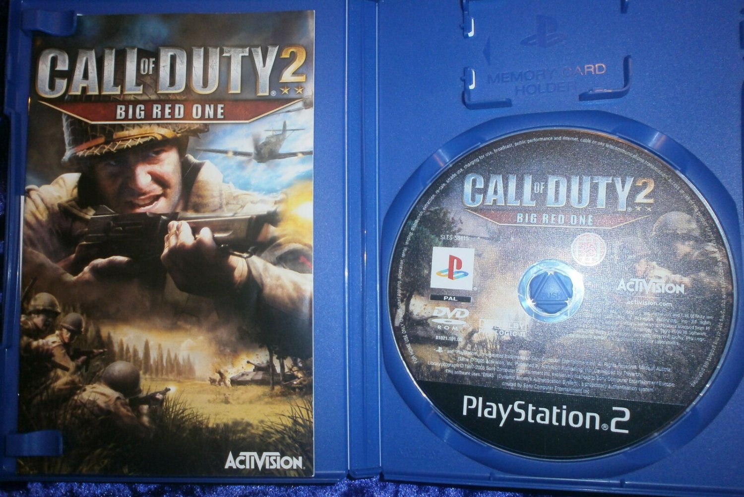 Call of Duty 2 Big Red One 2006 Activision PS2 Game