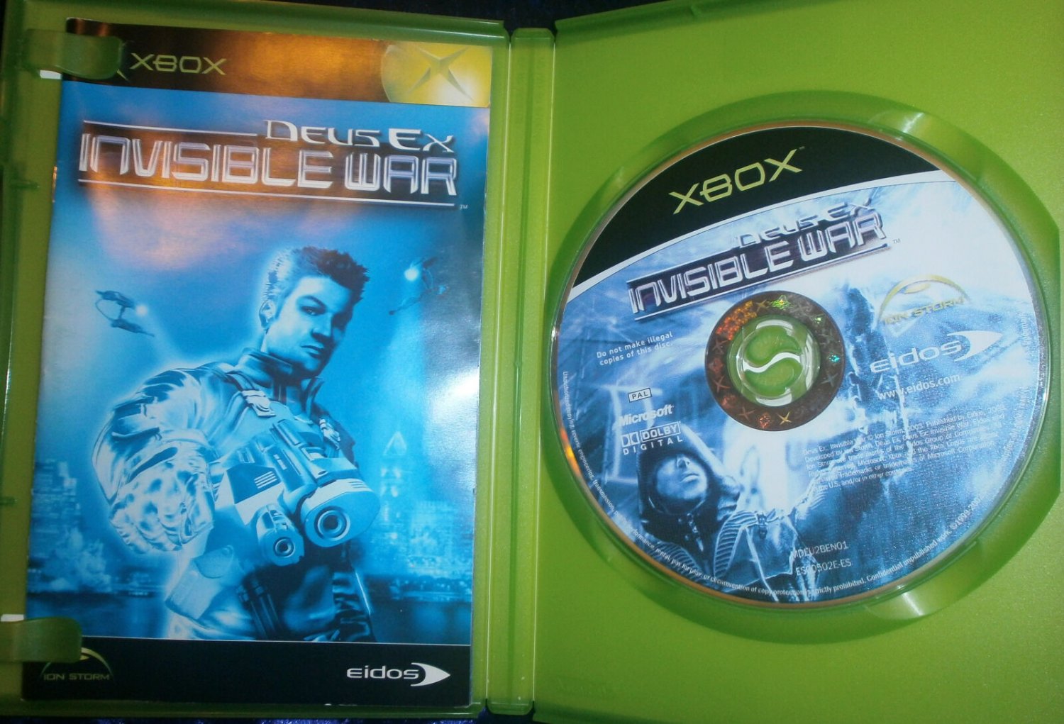 Deus Ex Invisible War 2004 Eidos Game for Microsoft Xbox