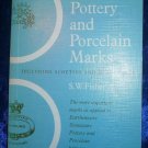 English Pottery and Porcelain Marks ILUSTRATED by S.W.Fisher c1970 1st Edition