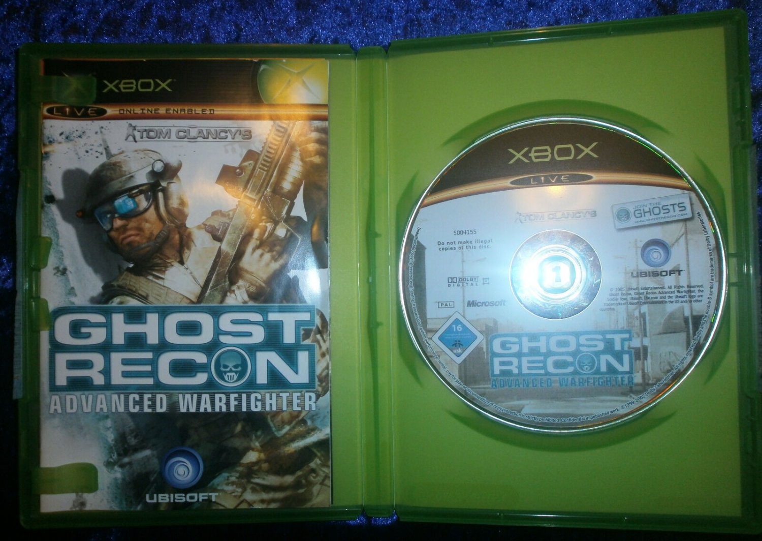 Ghost Recon Advanced Warfighter 2006 Ubisoft Xbox Shooter Game