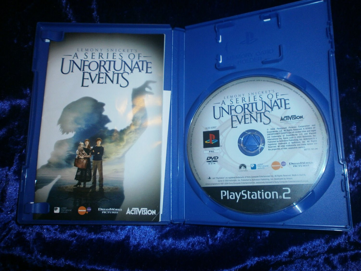 Lemony Snicket's A Series of Unfortunate Events Activision PS2 Game