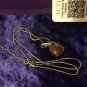 LIMITED EDITION 1 OF 35 Yellow QUARTZ 5.84CT PENDANT CHAIN SILVER CHAKRA CRYSTAL