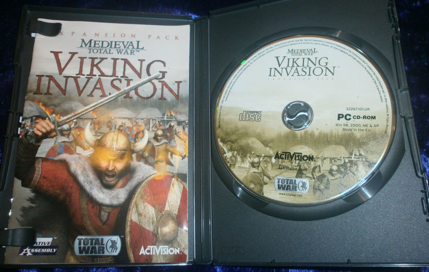 Medieval Total War Viking Invasion 2003 Sega PC Strategy Game Expansion Pack