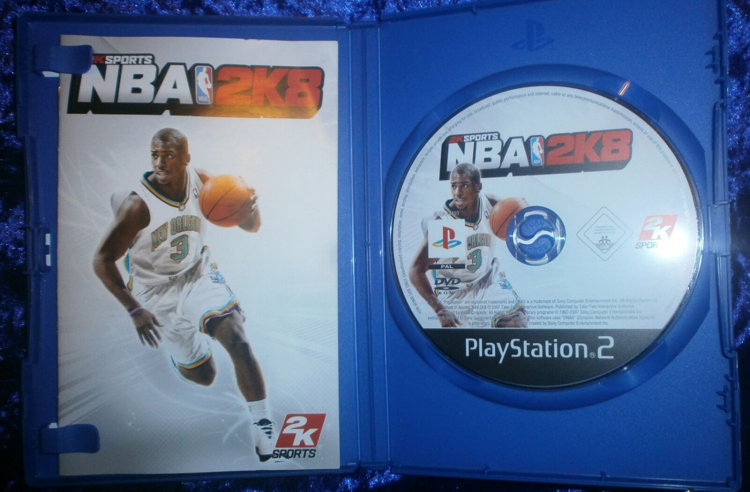 NBA 2K8 Take Two PS2 Basketball Game