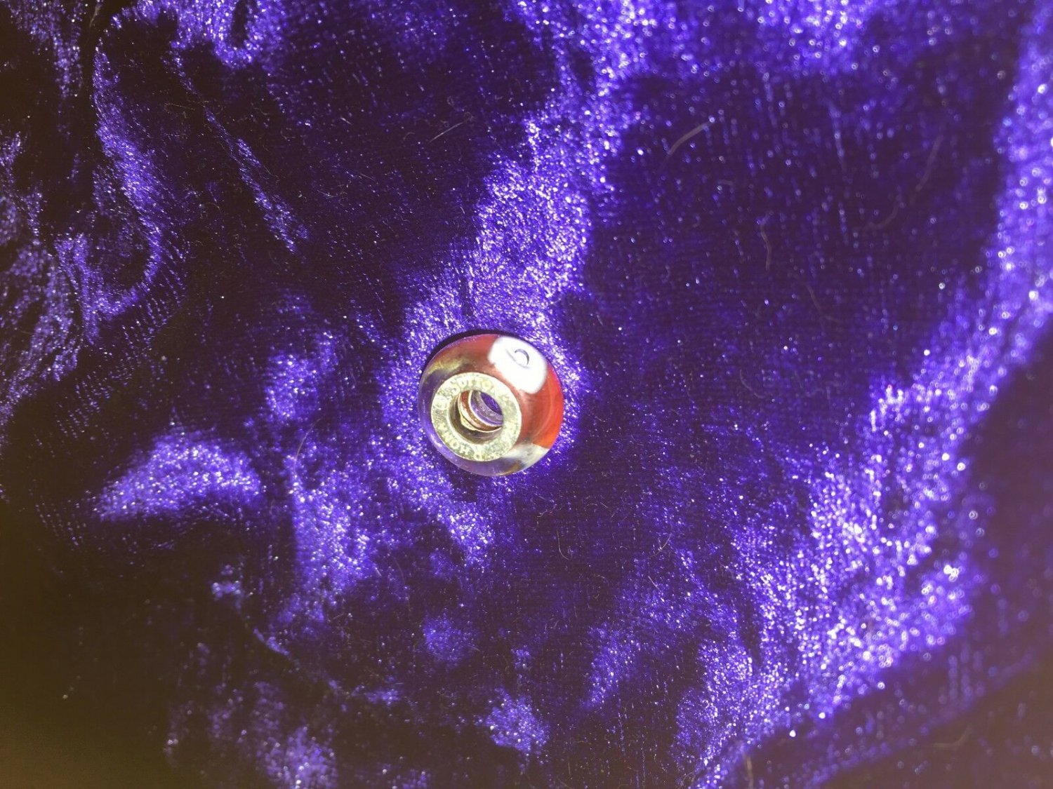 Rhona Sutton 925 Silver Red White Charm