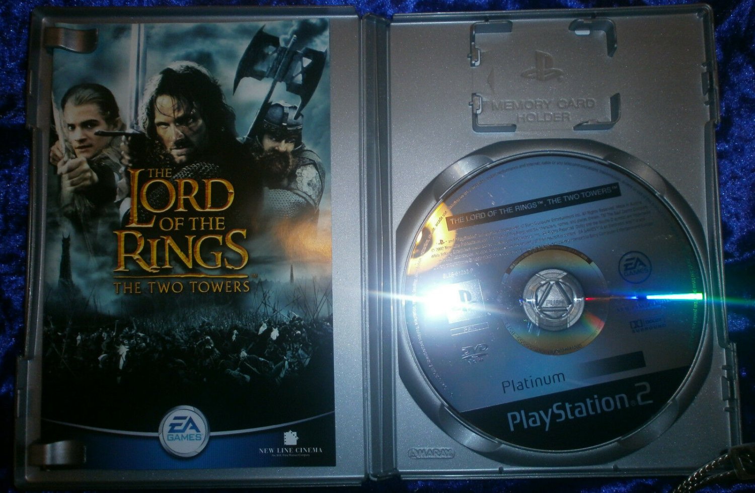 The Lord of the Rings The Two Towers 2002 PlayStation 2 Platinum Edition Game