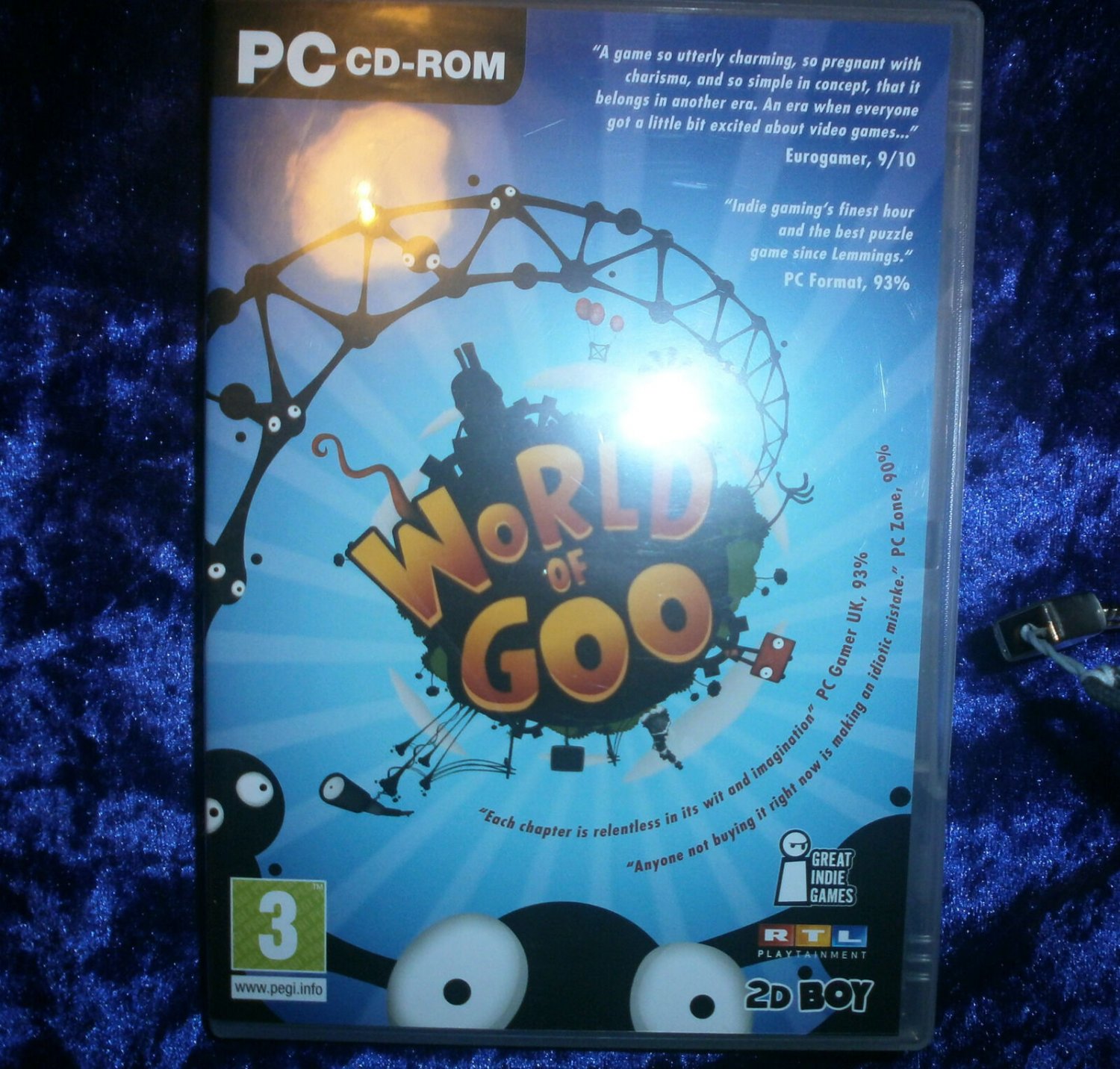 World of Goo 2008 2DBoy PC CD Rom Game