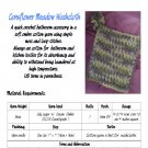 Cornflower Meadow Crochet Washcloth PDF Pattern INSTANT DOWNLOAD