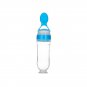Safe Useful Silicone Baby Bottle with Spoon Food Supplement Rice Cereal Bottles