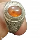 Ring 925 silver  antique natural Indian citrine stone