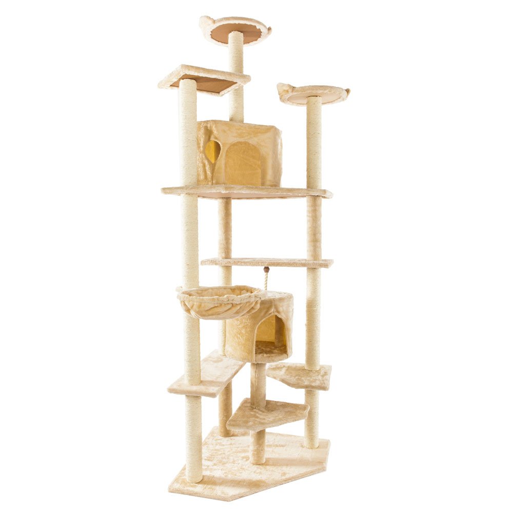 cat scratch post tree