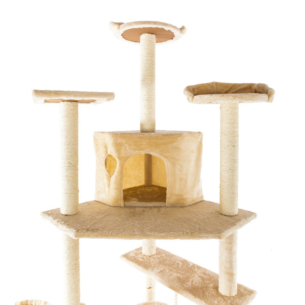 cat scratch post tree