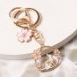 Cartoon Cat & Flower Charm Keychain Accessories Pendant Bag Charm Key Ring Decor