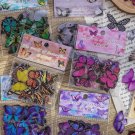 New 40pcs Butterfly Print Random Sticker  Wall Decals Butterflies Removable Mura