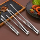 New 1pc Stainless Steel Food Clip Barbecue Tongs Bread Clip for Outdoor Grill