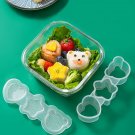 New 1pc 3 Grid DIY Rice Ball Mold Maker Press Tools Non Stick Kitchen Sushi