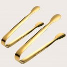 New 2pcs Stainless Steel Food Clip Ice Tongs Small Sugar Cubes Tongs Mini Servin