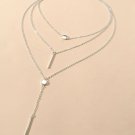 Necklaces With Small Dots Delicate Jewelry Bar Charm Necklace Women Multilayer