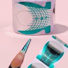 New 100pcs Nail Extension Guide Paper Form Nail Forms Nail Art Tip Shape Guide