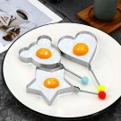 Pancake Shaper Star Heart Molder 3pcs Ring Fried Egg Mold