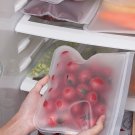 New 1pc Clear Food Storage Bag Reusable Silicone Food Bag Reusable Sandwich Bags
