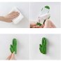 New 1pc Cactus Shaped Wall Hook Resin Cactus Wall Hook Creative Adhesive 3D Home