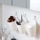 New 1pc Hanging Makeup Tool Storage Box Cup Holder Wall Organizer Plant Containe