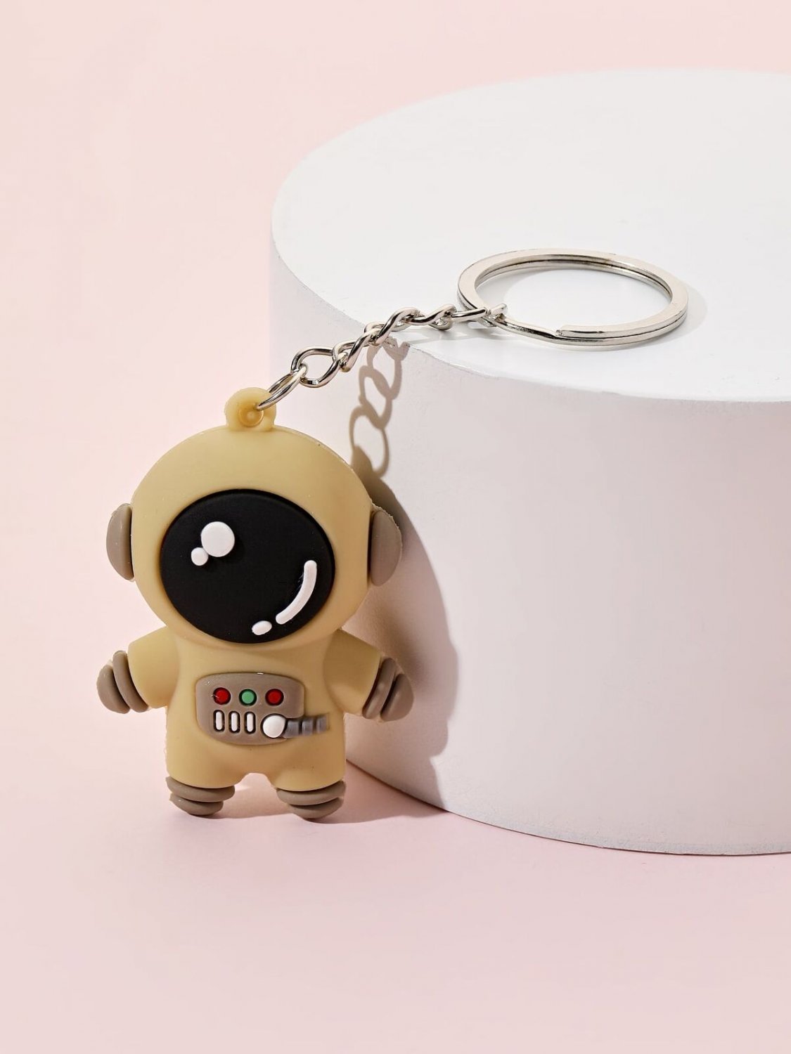 Cartoon Spaceman Charm Keychain