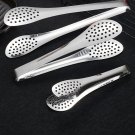 New 1pc Stainless Steel Food Clip Bread Toasted Food Clip Pickle Steak Barbecue
