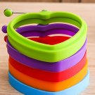 New 1pc Heart Shaped Random Color Omelette Tool Fried Egg Mold Solicone