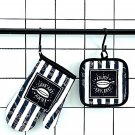 New 1pc Letter Graphic Microwave Oven Gloves & 1pc Insulation Mat Oven Mitts and