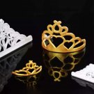 New 2pcs Crown Design Cookie Mold Chocolate  Silicone  Fondant Pastry Baking Dec