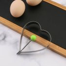 Omelette Tool Fried Egg Rings Egg Poachers Egg 1pc Heart Shaped Stainless Steel