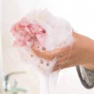 Two Tone Foaming Net Ball Bath Sponge Round Loofah and Back Scrubber