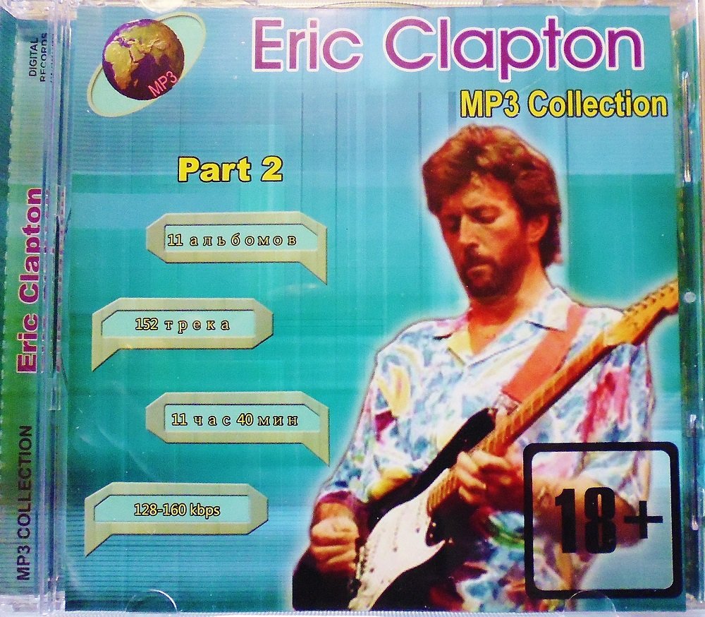Eric Clapton Part 2 - Collection - 1CD - Rare - 11 albums, 152 songs - Jewel case