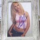 Christina Aguilera signed autograph 4x6 photo in frame with COA (blue sharpie)