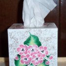 Pink Flowered Tissue Cover