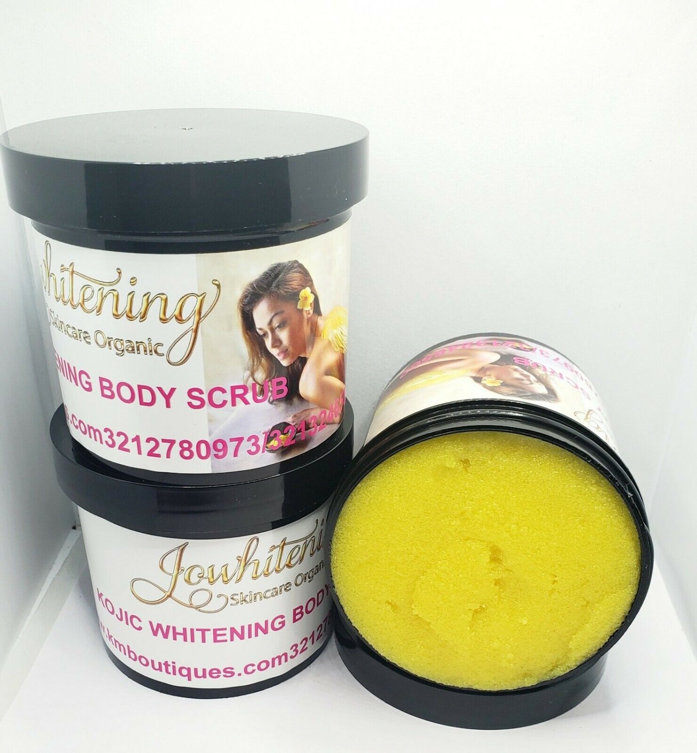 KOJIC BODY WHITENING SCRUB 12oz.
