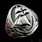 Southern States' Raider Alabama Commemorative naval Ring    Sterling Silver
