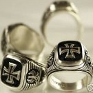 Iron  Cross,Eagle Signet ring....Sterling Silver,Lge