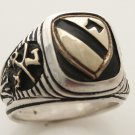 US Seventh Cavalry ring   Sterling Silver