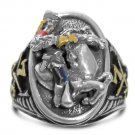 George Armstrong Custer Seventh Cavalry ring Sterling Silver