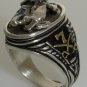 George Armstrong Custer Seventh Cavalry ring Sterling Silver