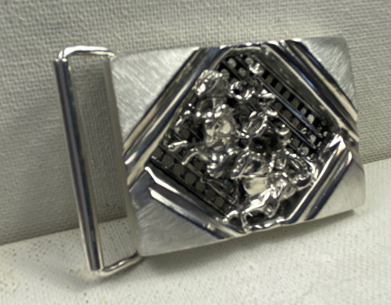 Ghost Riders Gents sterling silver belt buckle