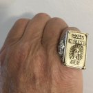 10K Gold Native American Indian Chief Ingot,sterling silver ring