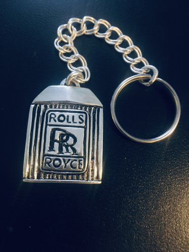 Rolls Royce key chain sterling silver .925