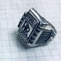Rolls Royce Black Onyx Mens ring sterling silver Lge.