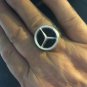Mercedes Benz Mens sterling silver s ring