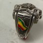 Lion of Judah Star of David Sterling silver,X- Lge ring