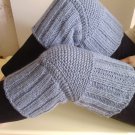 39 COLORS/ Size M (up to 21 in) Handmade Knitted Kneepads Therapeutic Leg Warmers Knee Socks